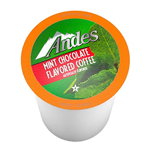 Andes Mints Coffee Pods – Chocolate Mint Flavor, Keurig K-Cup Compatible, 40-Count