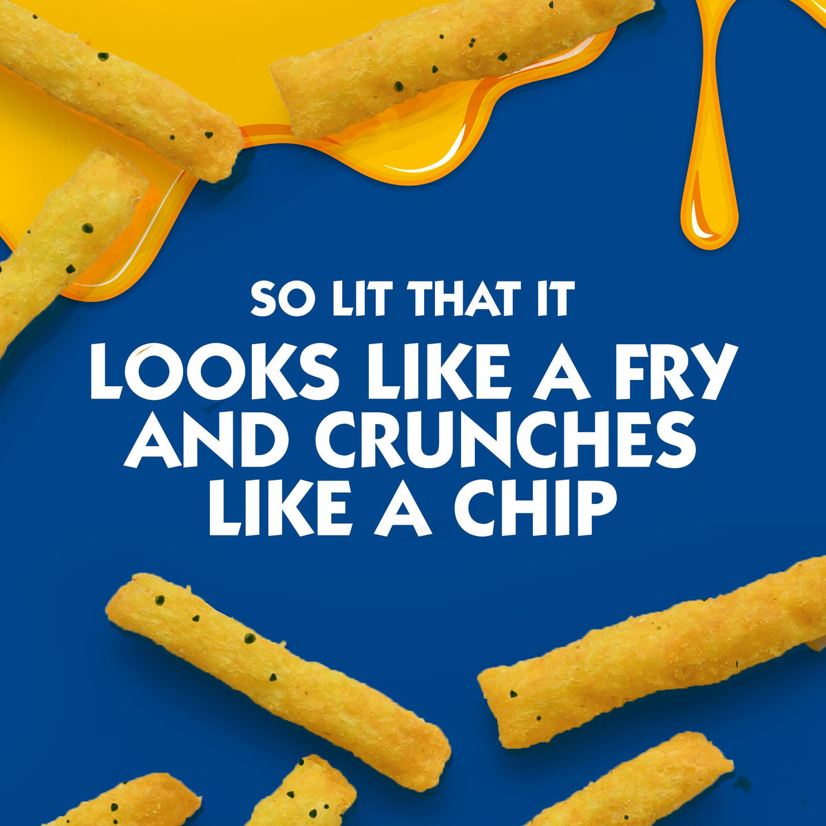 Andy Capp's Cheddar Fries Snacks (Pack of 12) | Crunchy Cheddar Flavor
