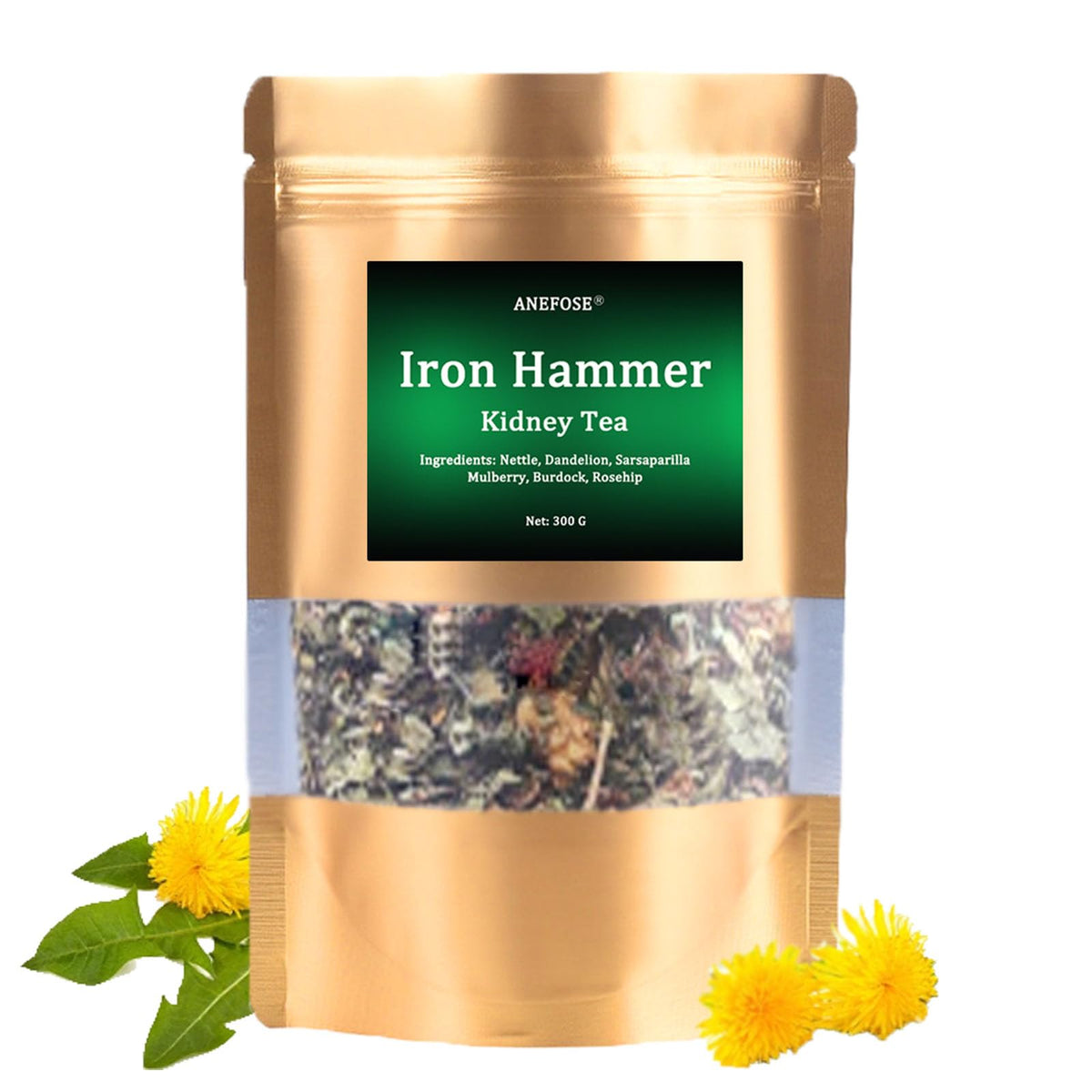 ANEFOSE Iron Hammer Tea for Kidney & Liver - Herbal Blend