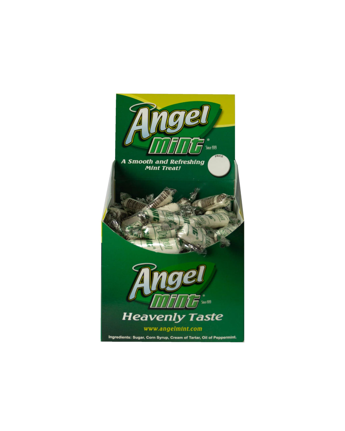 Original Angel Mint 40 oz Box – Individually Wrapped Mint Treats, Pure & Natural