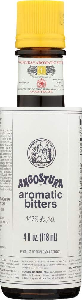 Angostura Kingston Combo Pack: Aromatic Bitters & Orange Bitters 4oz Bottles in Safe Kingston Packaging
