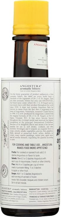 Angostura Kingston Combo Pack: Aromatic Bitters & Orange Bitters 4oz Bottles in Safe Kingston Packaging