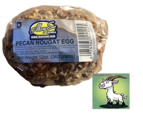 Mary Sue Pecan Nougat Egg (12 oz) – Fridge Decoration Included | Angry Goat Goods