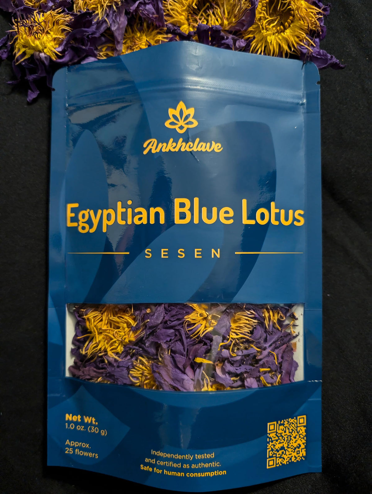 Ankhclave Sesen Lotus Flower Tea – Hand-Picked, Ethically Sourced, 1oz Bag