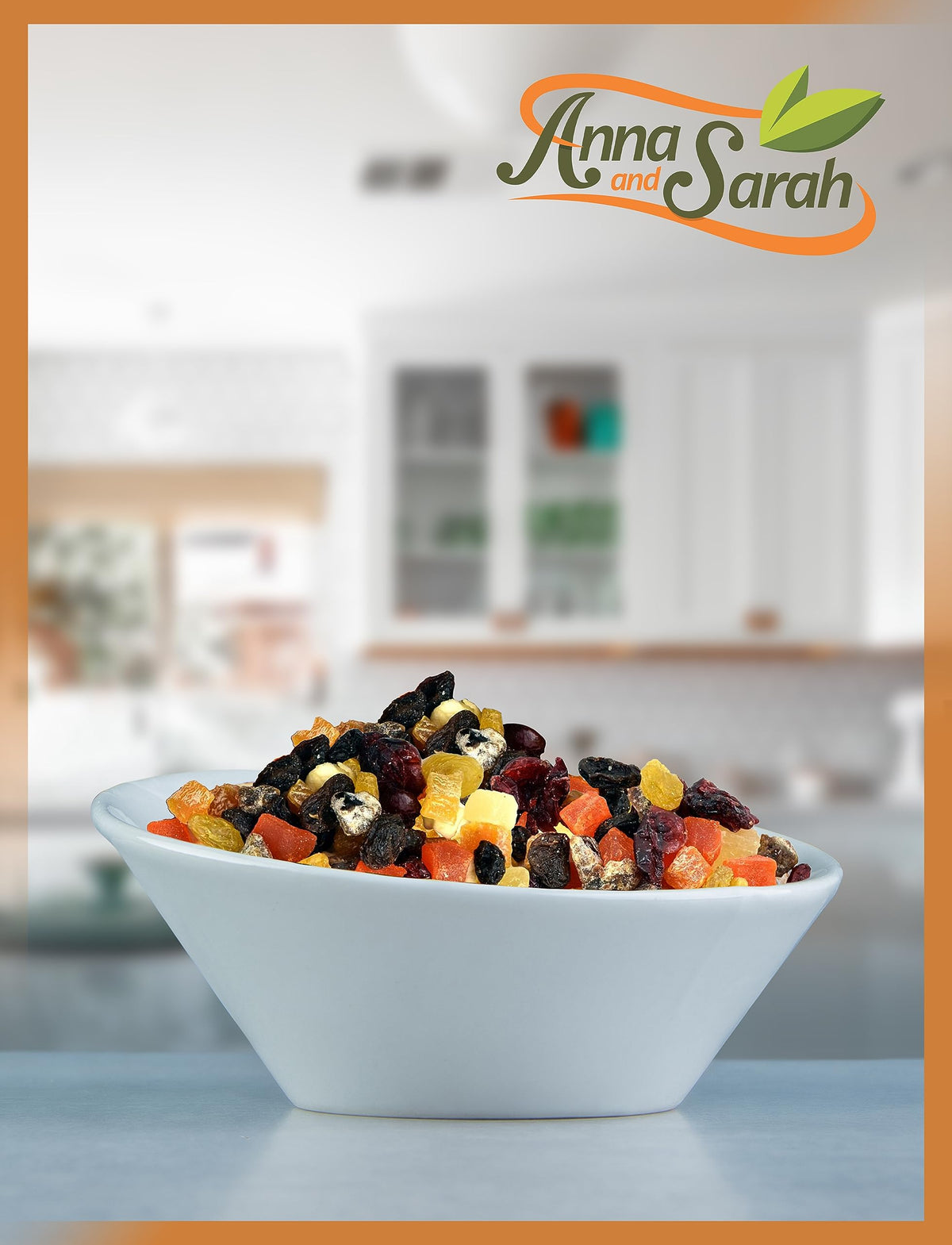 Anna and Sarah Mini Fruit Trail Mix – Dried Fruits Assortment in Resealable 3lb Bag