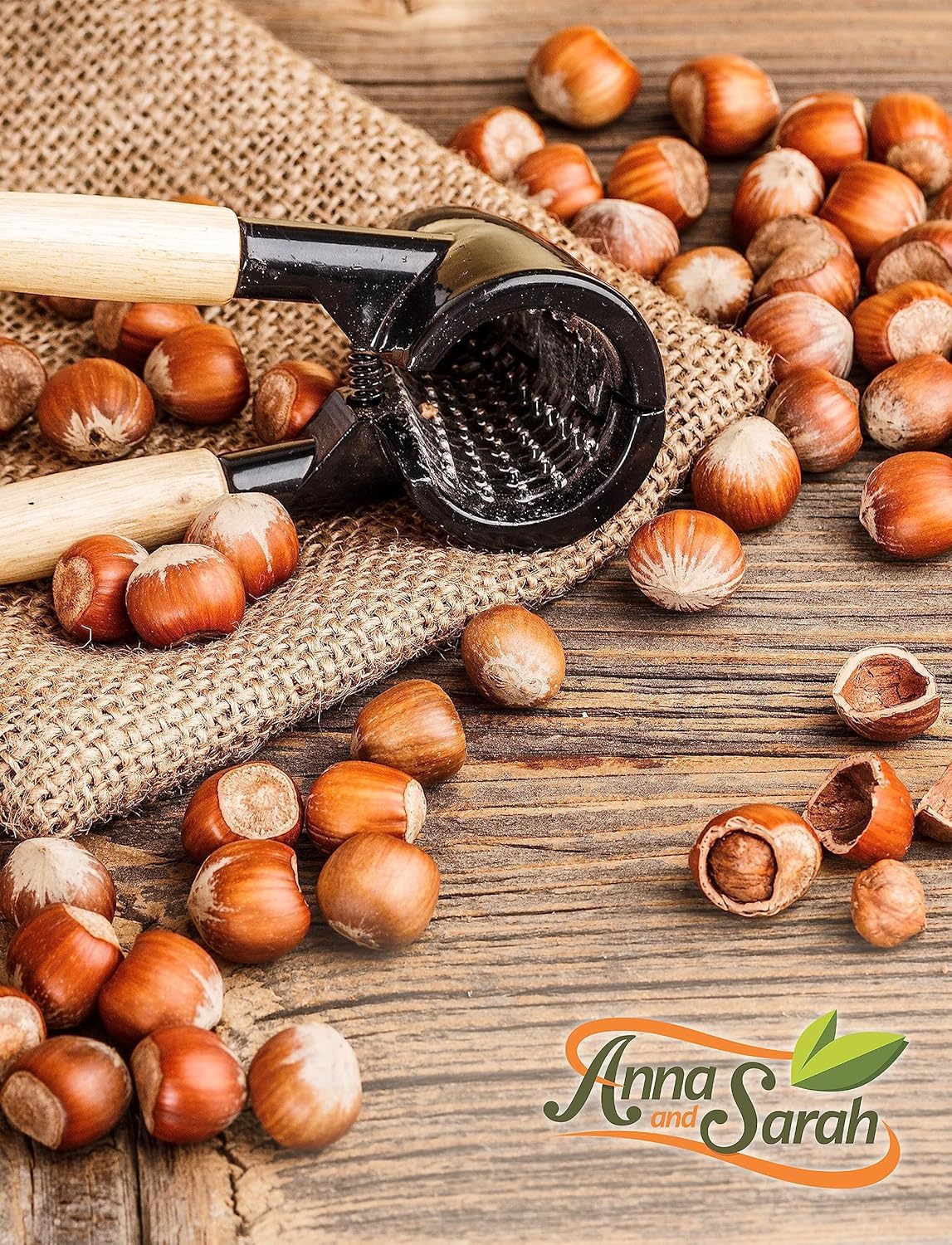 Anna and Sarah Oregon Hazelnuts In Shell – 10 lb (160 oz), Kosher, Non-GMO, Fresh & Easy to Crack