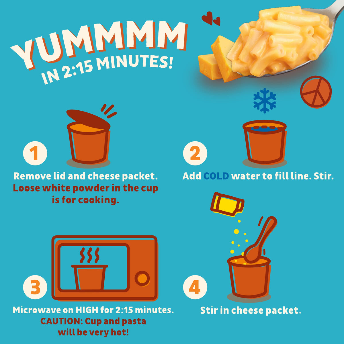 Annie's Real Aged Cheddar Microwave Mac & Cheese with Gluten Free Pasta – 12 Cups