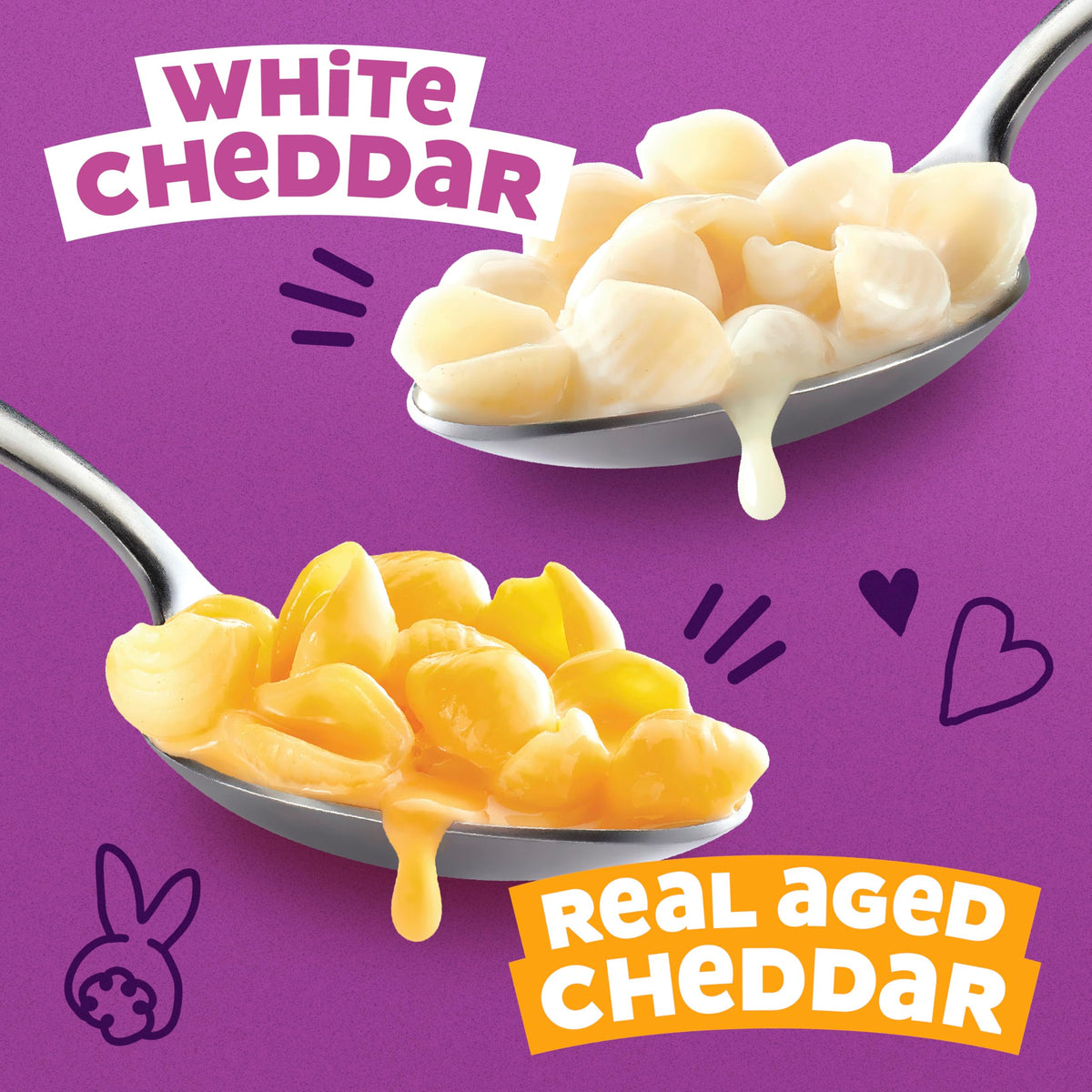 Annie's Organic Macaroni and Cheese Variety Pack: Shells & White Cheddar, Shells & Real Aged Cheddar (6 oz x12)