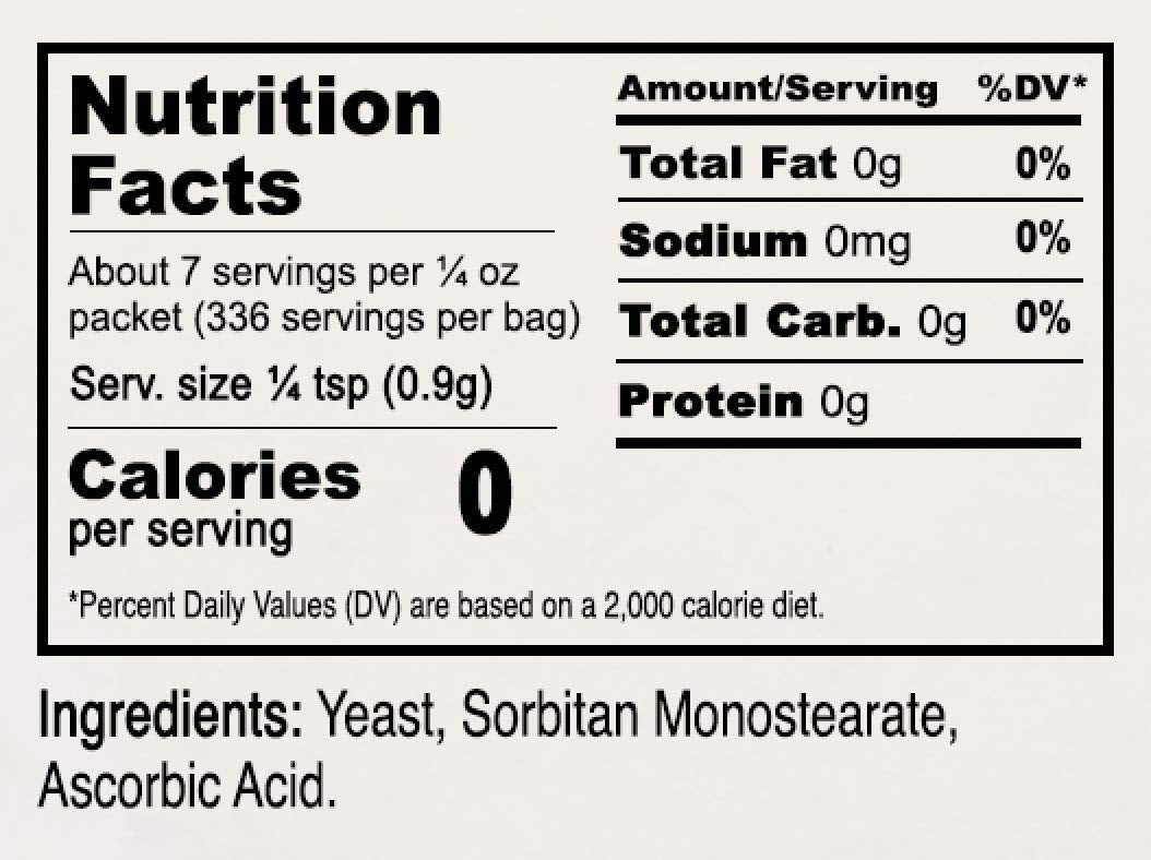 Anthony's Instant Dry Yeast Packets – 42-Count, Gluten Free & No Proofing