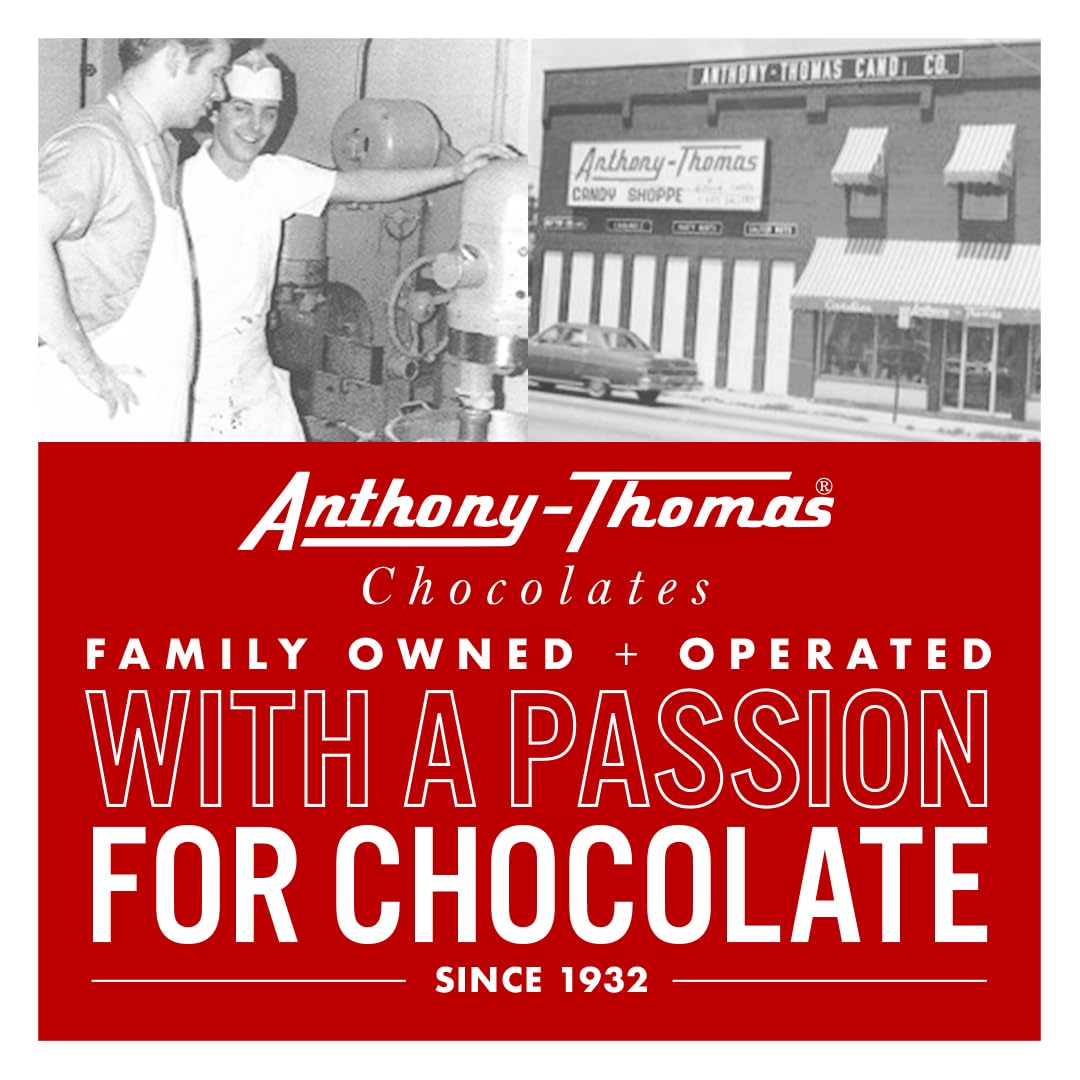 Anthony Thomas Soft Centers Assortment – Milk & Dark Chocolate Gift Box (32 Count)