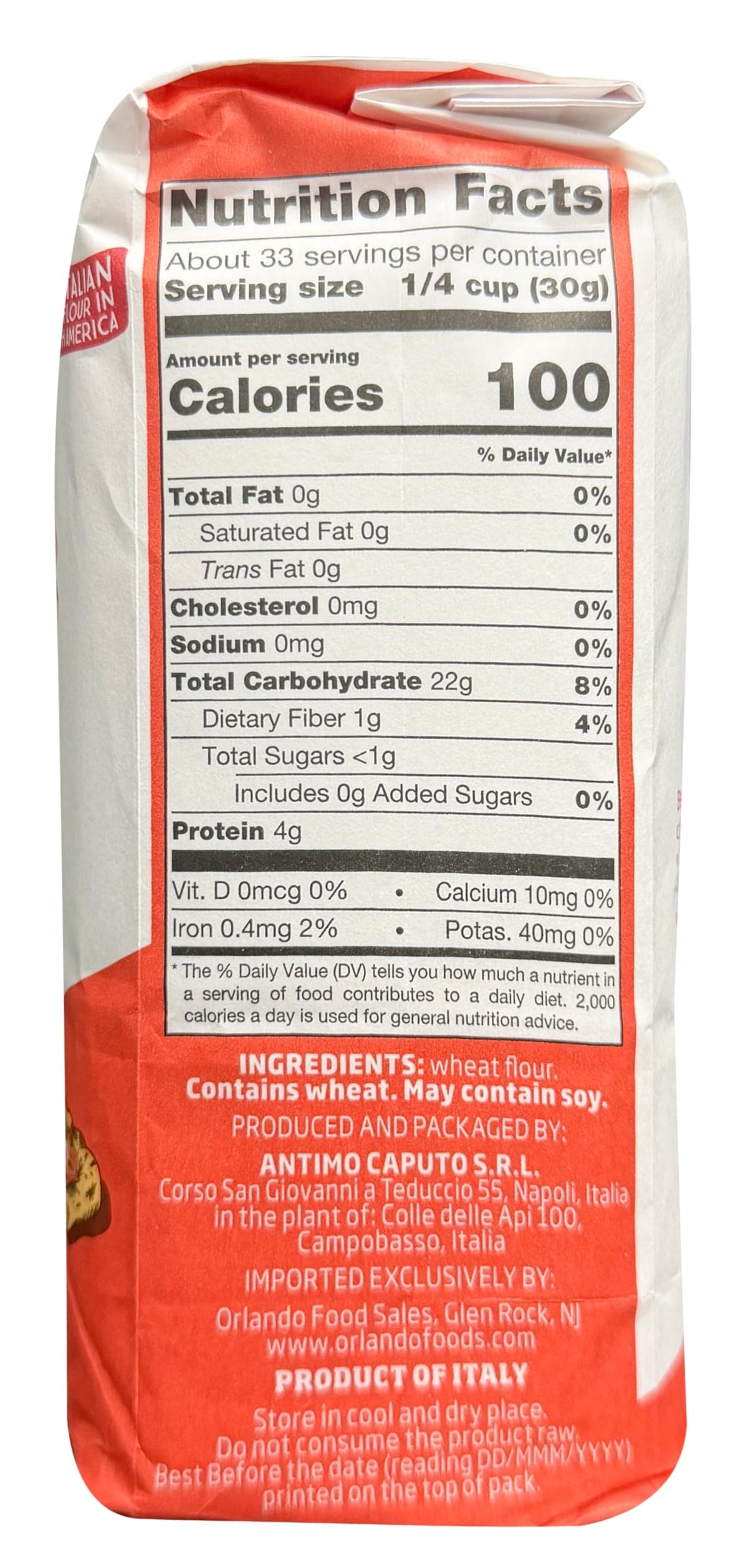 Antimo Caputo 00 The Chef's Flour – Neapolitan Pizza Flour, 8 x 1kg Bags