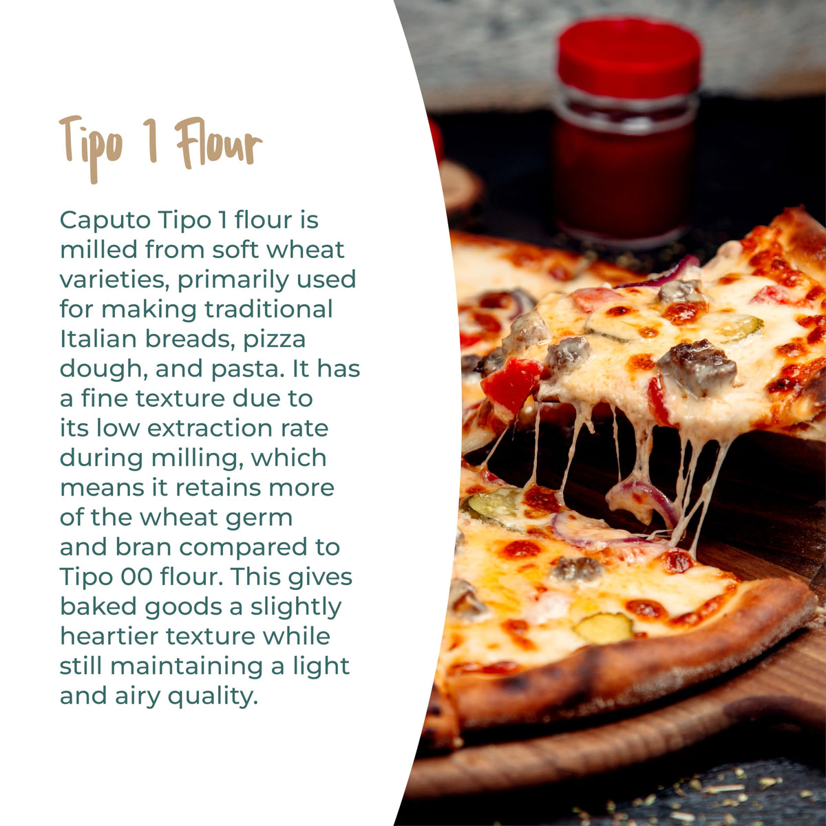 Antimo Caputo Tipo Uno Soft Wheat Flour - 5kg for Rustic Pizza & Bread