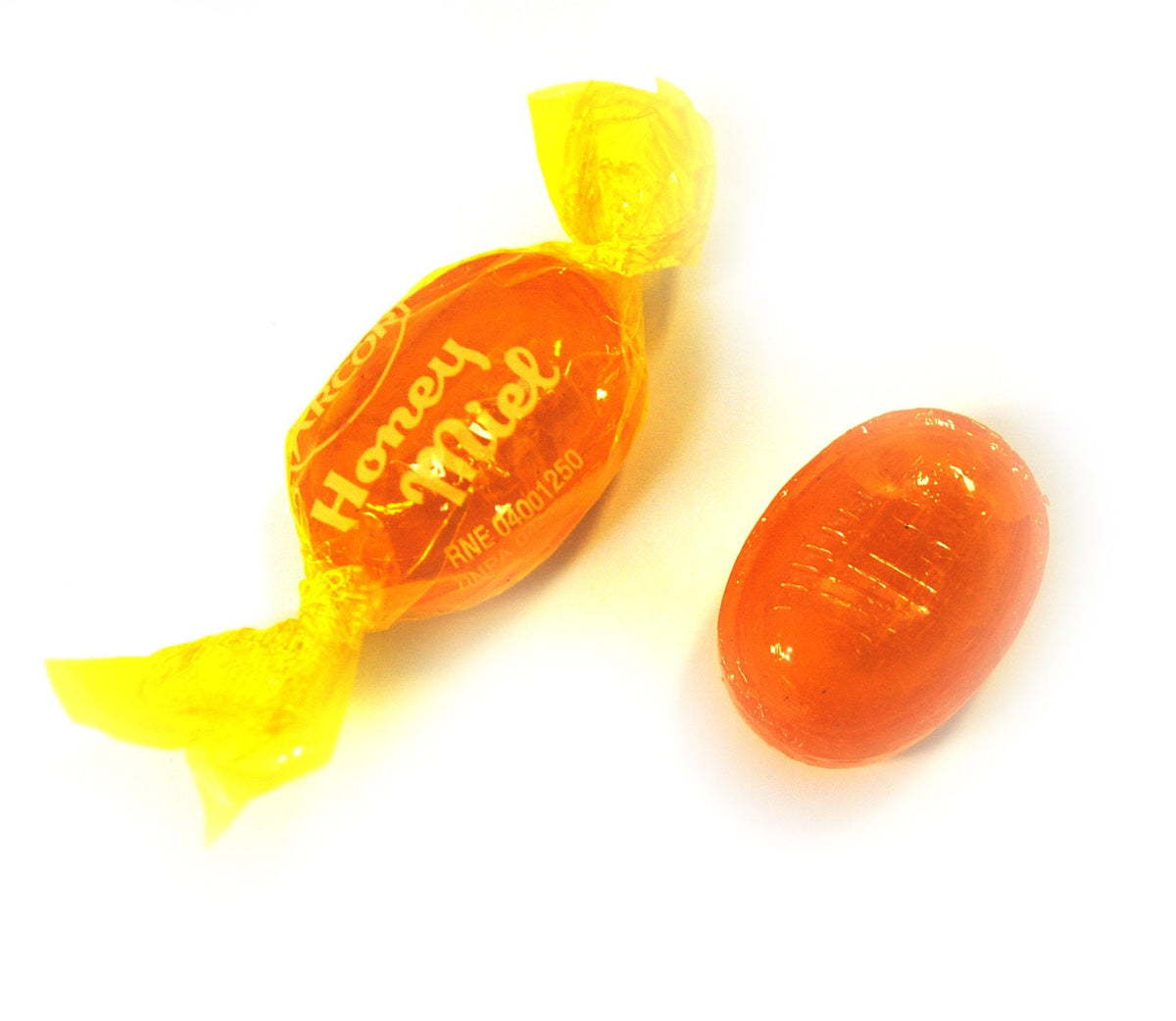 Arcor Honey Filled Wrapped Hard Candy — 4 lb Bulk
