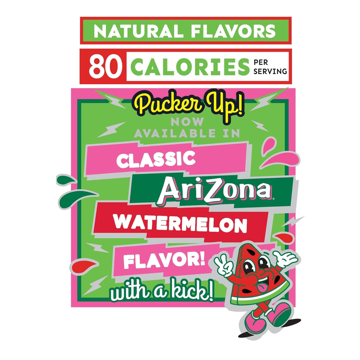 AriZona Sour Watermelon Fruit Snacks – 12-Pack, Gluten Free, 100 Cal Per Serving