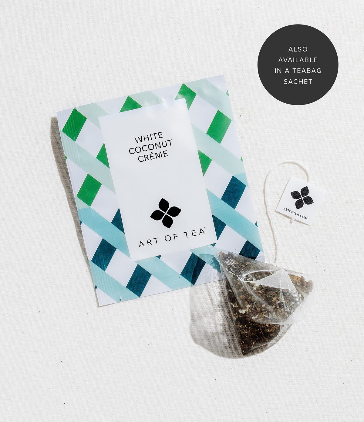 Art of Tea White Coconut Creme 1.5oz | Artisan Loose Leaf Tea Tin