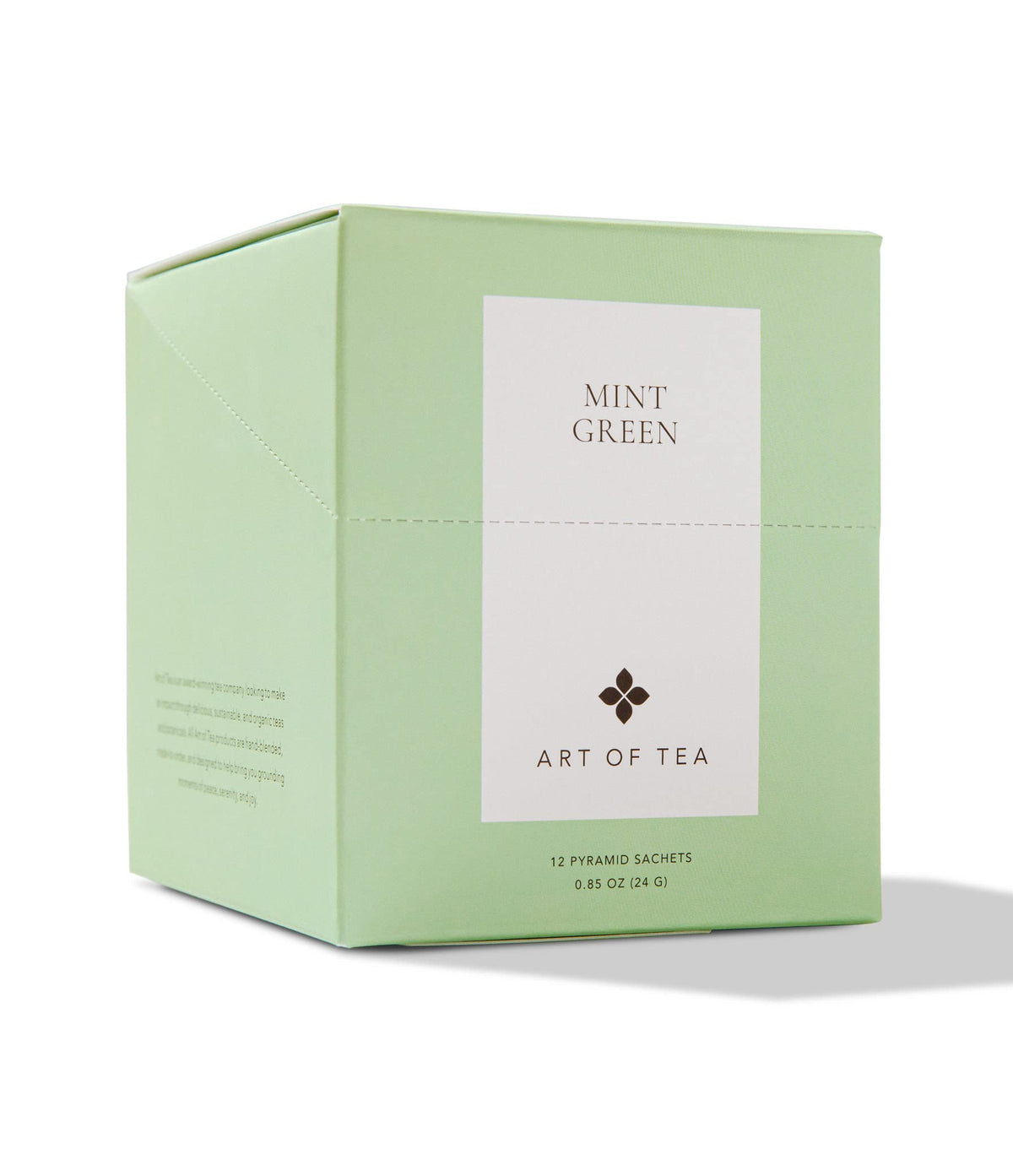 Art of Tea Mint Green Tea - 12 Pyramid Sachets | Organic