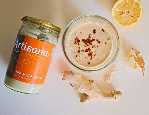 Artisana Organics Raw Cashew Butter 14oz Jar (2 Pack) – USDA Organic, No Sugar Added, Vegan & Paleo, Non-GMO