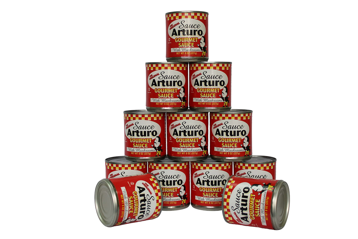 Arturo Gourmet Sauce with Mushrooms - Gluten Free & Kosher, 24 Pack (8 oz each)
