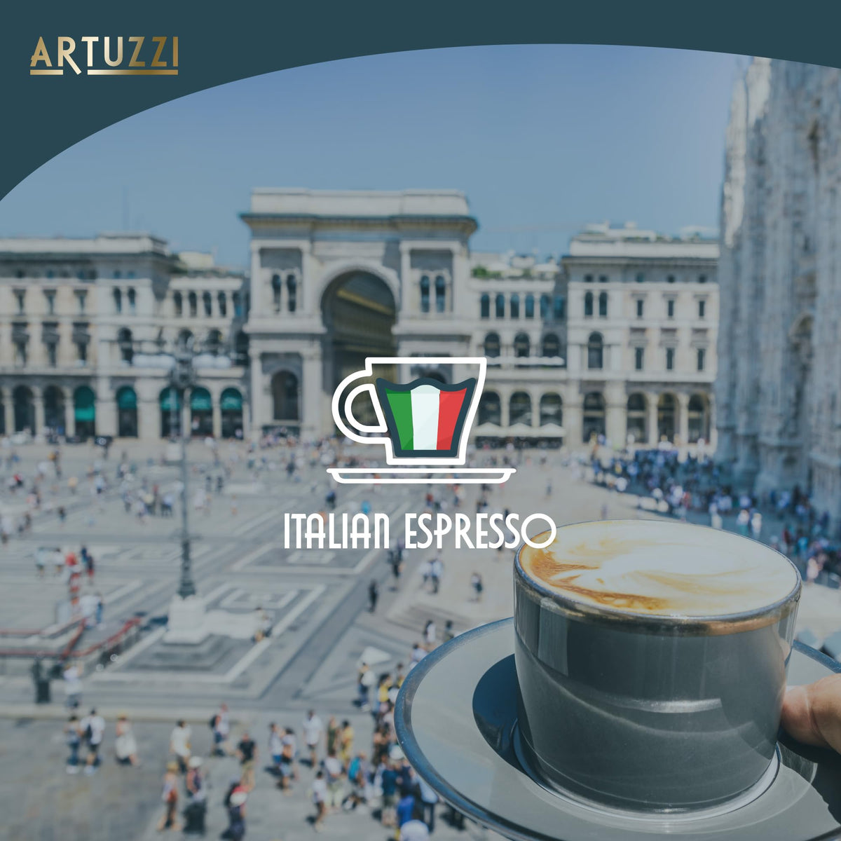 Artuzzi 120ct Compatible Nespresso Pods for Original Machines | Ristretto, Espresso & Lungo Capsules | Aluminum & Recyclable