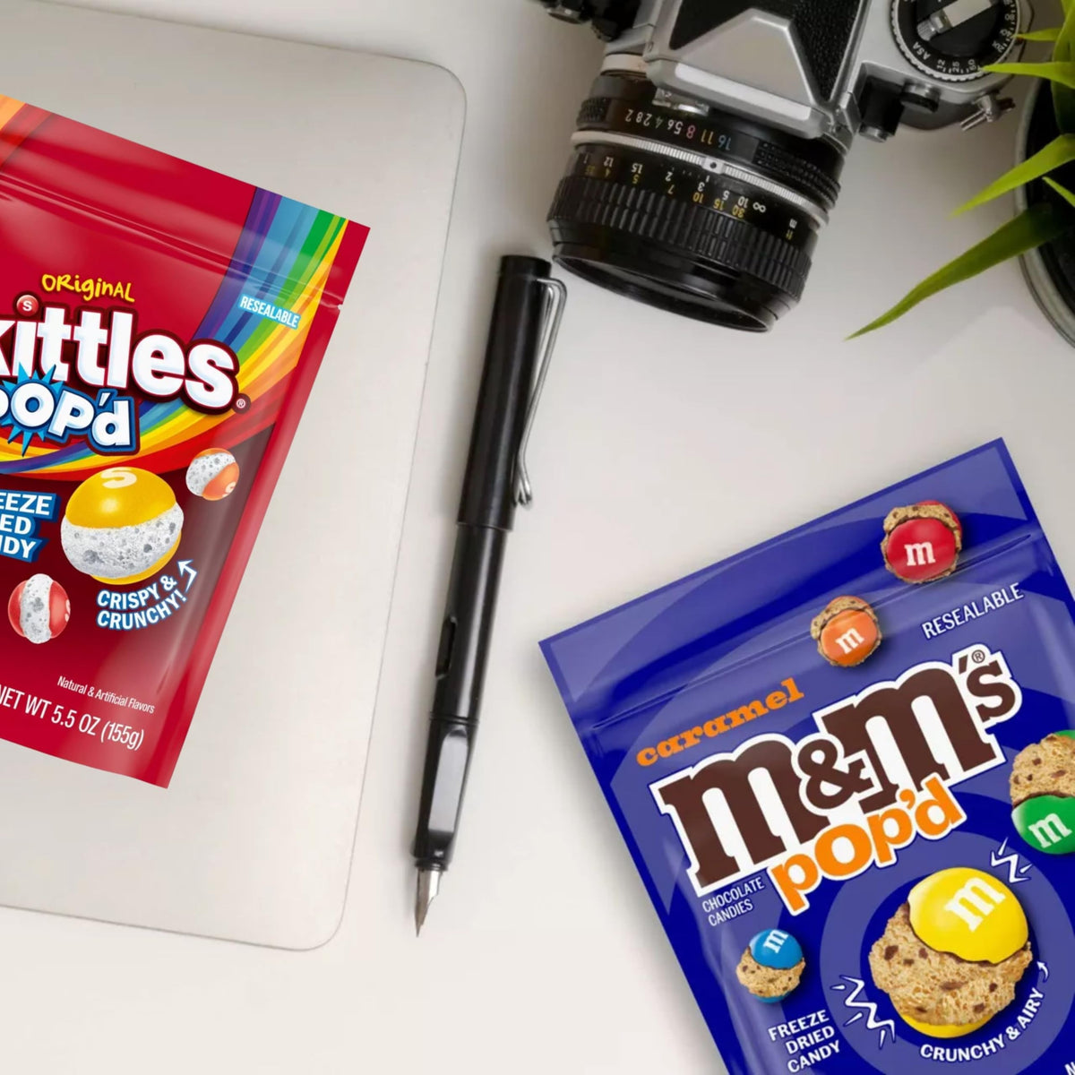 ASSORTIT x Skittles & M&M'S Freeze-Dried Candy 2-Pack – Crunchy POPD & Caramel
