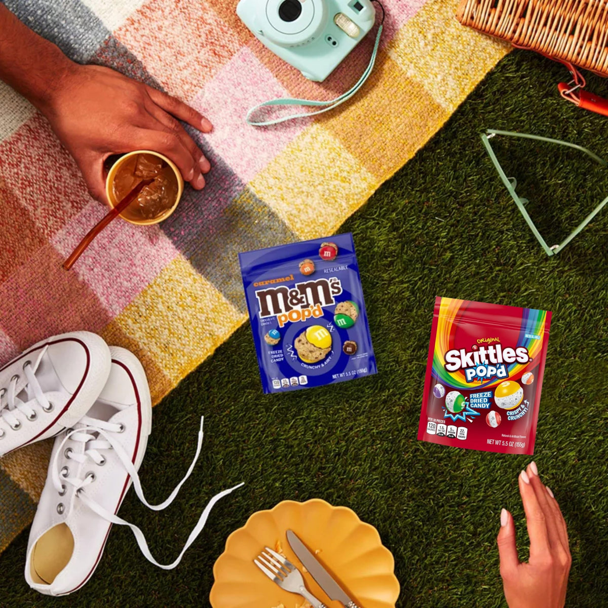 ASSORTIT x Skittles & M&M'S Freeze-Dried Candy 2-Pack – Crunchy POPD & Caramel