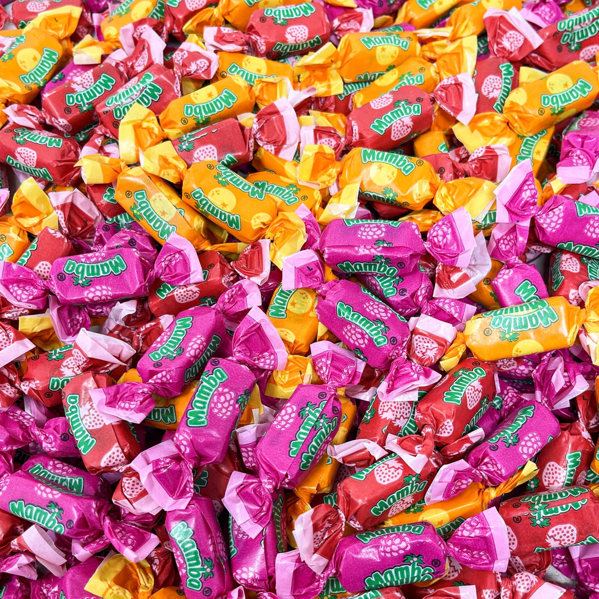 Assortit Mamba Fruit Chews – 2 Lb Bulk Party Pack, Assorted Flavors, 130 Pieces