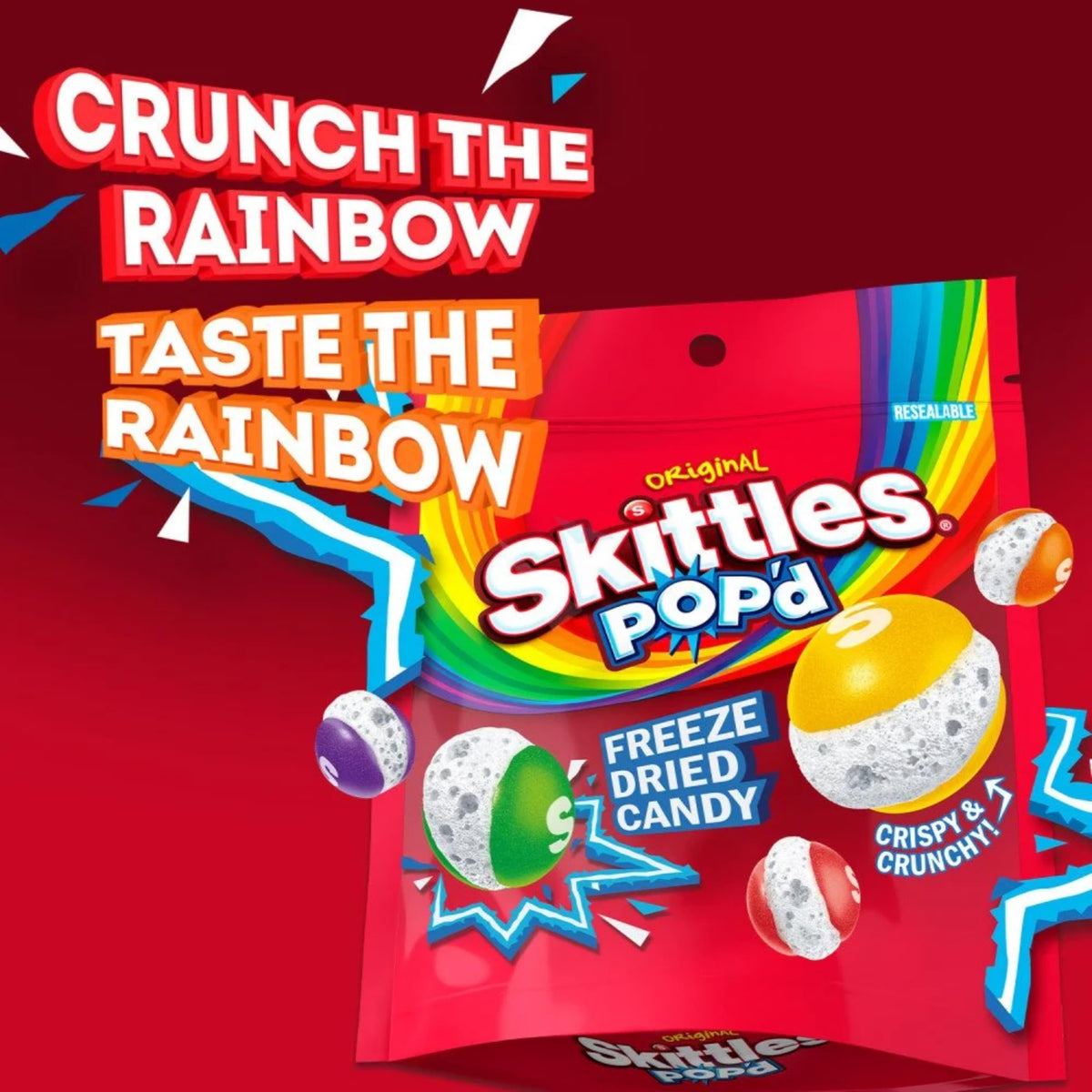 ASSORTIT x Skittles & M&M'S Freeze-Dried Candy 2-Pack – Crunchy POPD & Caramel