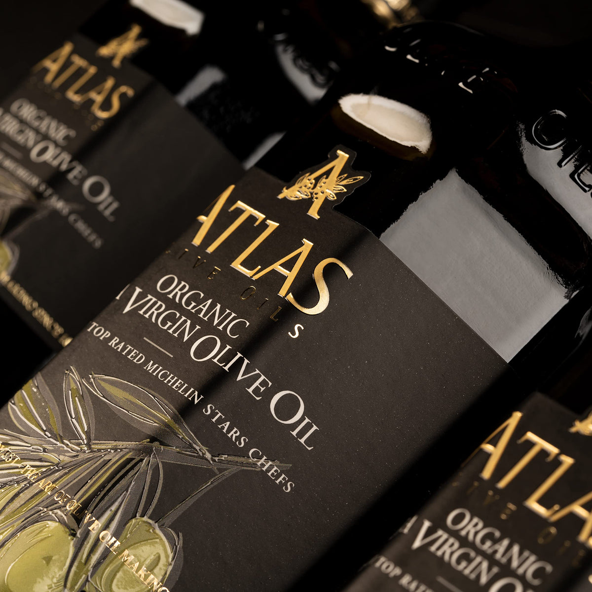 Atlas 750 mL Organic Cold-Pressed EVOO | Moroccan Polyphenol-Rich Extra Virgin Olive Oil