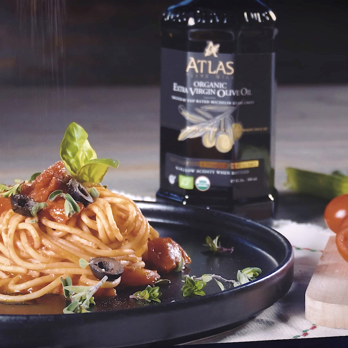 Atlas 750 mL Organic Cold-Pressed EVOO | Moroccan Polyphenol-Rich Extra Virgin Olive Oil