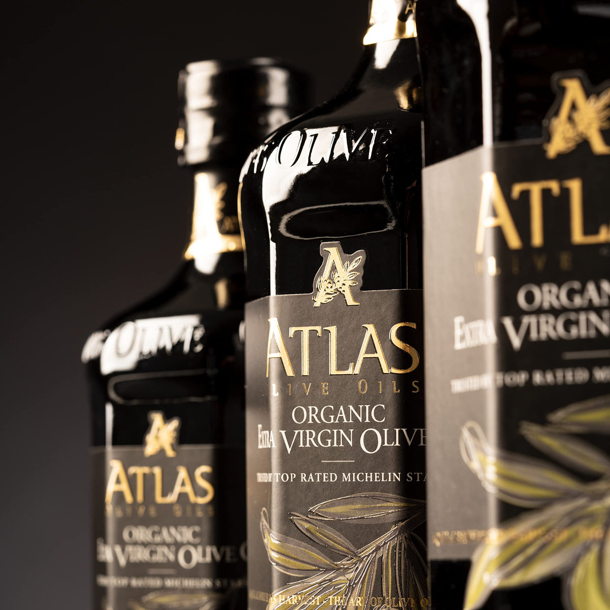 Atlas 750 mL Organic Cold-Pressed EVOO | Moroccan Polyphenol-Rich Extra Virgin Olive Oil