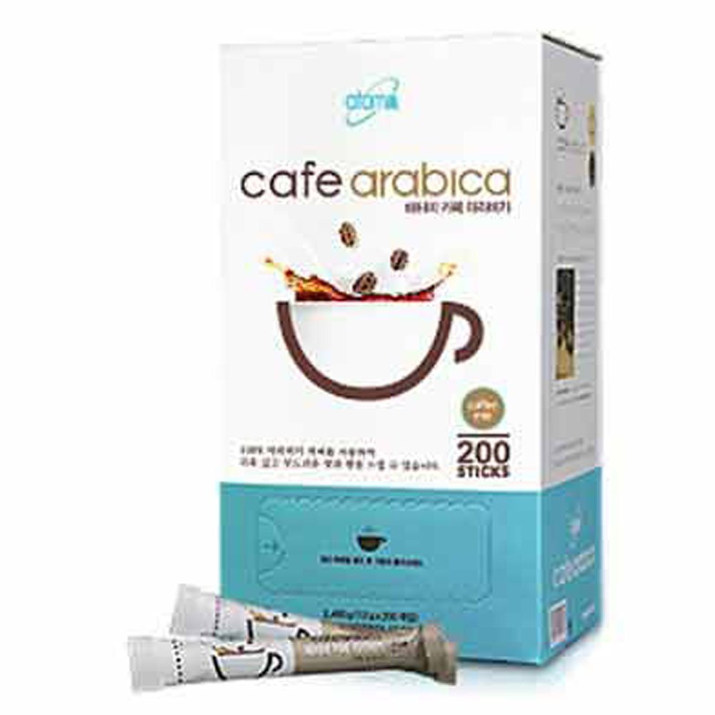Atomy 200 Sticks Cafe Arabica Instant Coffee Mix | Arabica Coffee & Natural Casein