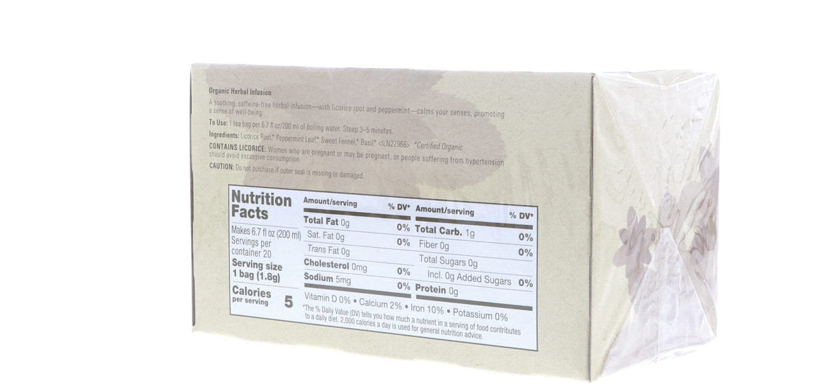 Aveda Comforting Tea Bags, 20 Count | Caffeine-Free Herbal Infusion