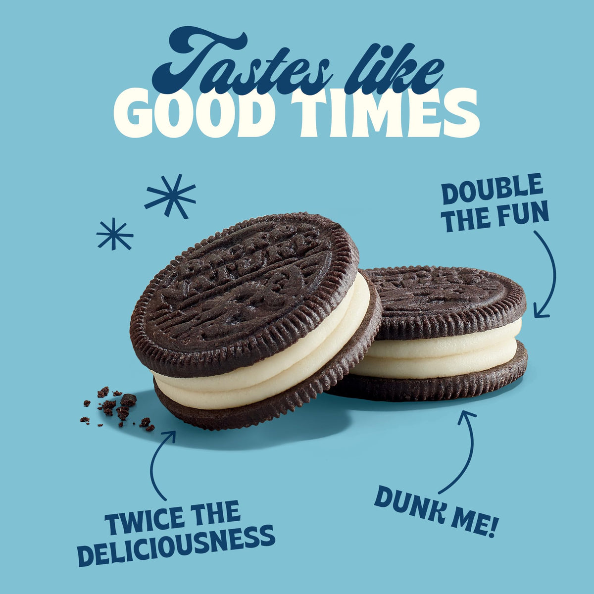 Back to Nature Double Creme Sandwich Cookies – Vegan, Non-GMO, Plant-Based (6-Pack)
