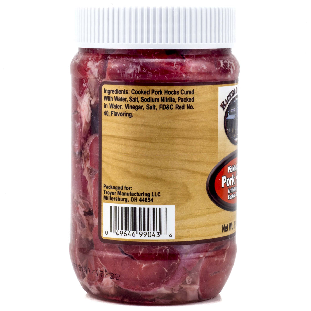 Backroad Country Fully Cooked Boneless Pickled Pork Hocks in a Jar — 12 oz, Pack of 2 | Made in Ohio Amish Country