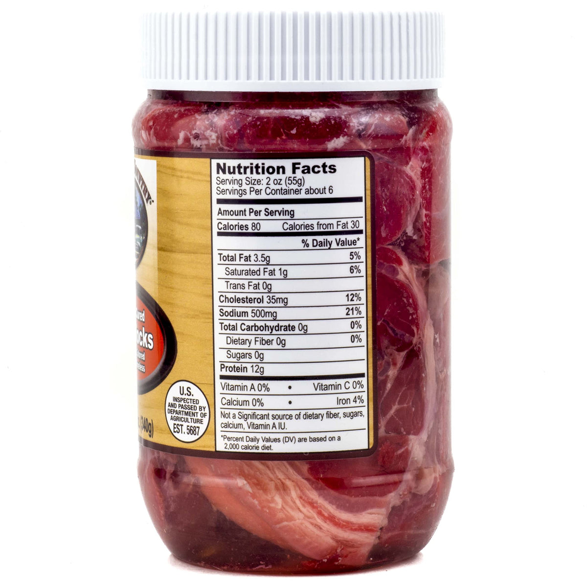 Backroad Country Fully Cooked Boneless Pickled Pork Hocks in a Jar — 12 oz, Pack of 2 | Made in Ohio Amish Country