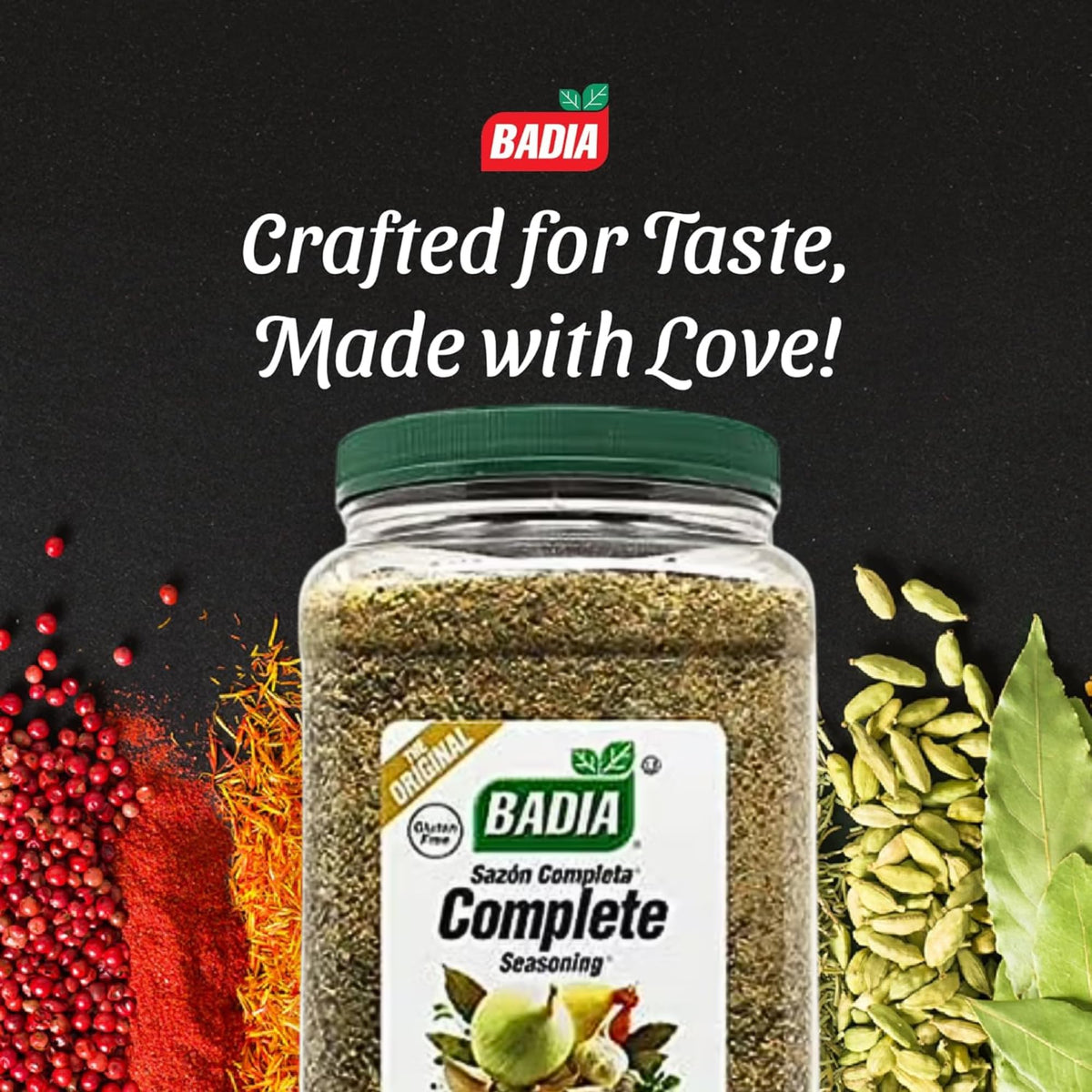 Badia Complete Seasoning 96 oz – All-Purpose Spice Blend with Garlic, Onion & Herbs