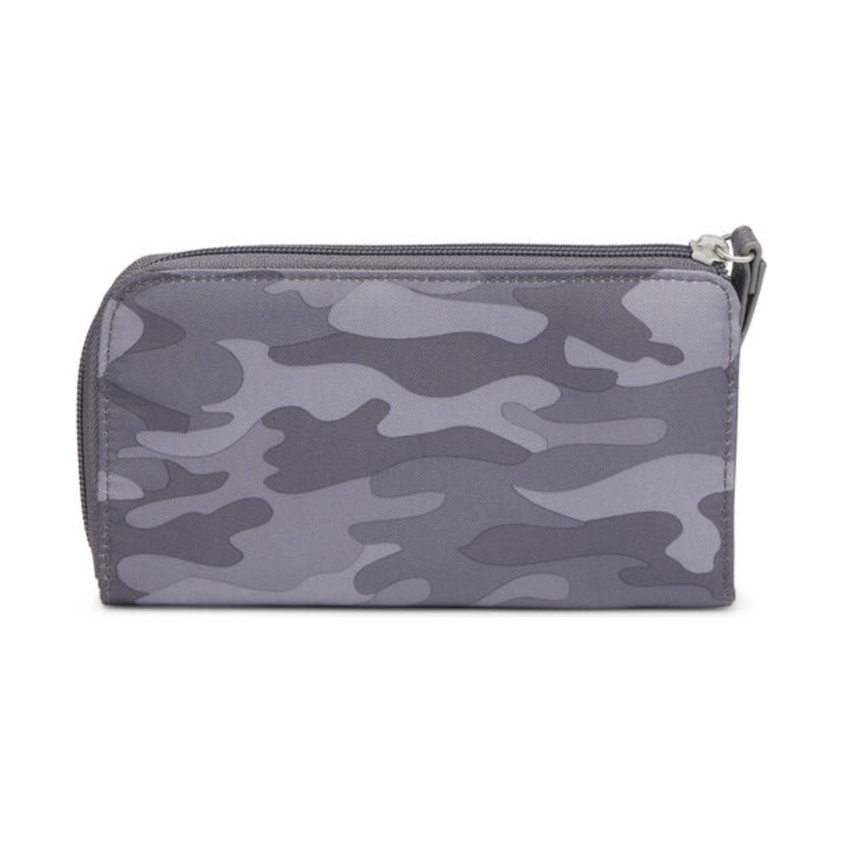Baggallini Zip Around RFID Wallet - Grey Camo FINAL SALE