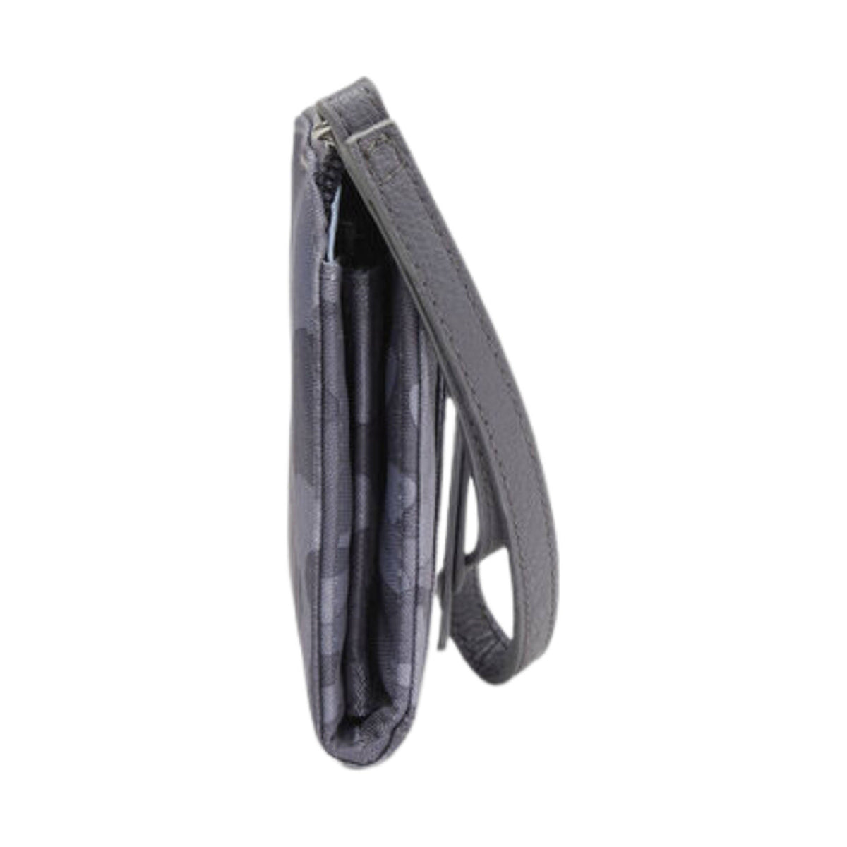 Baggallini Zip Around RFID Wallet - Grey Camo FINAL SALE