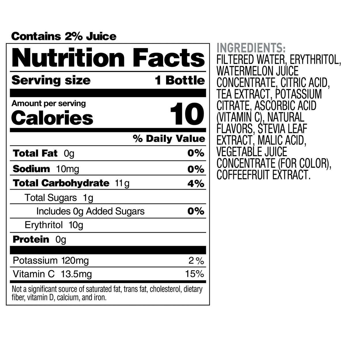 Bai Boost Watamu Strawberry Watermelon – Antioxidant-Infused Energy Beverage, 18 oz Bottle (Pack of 12)