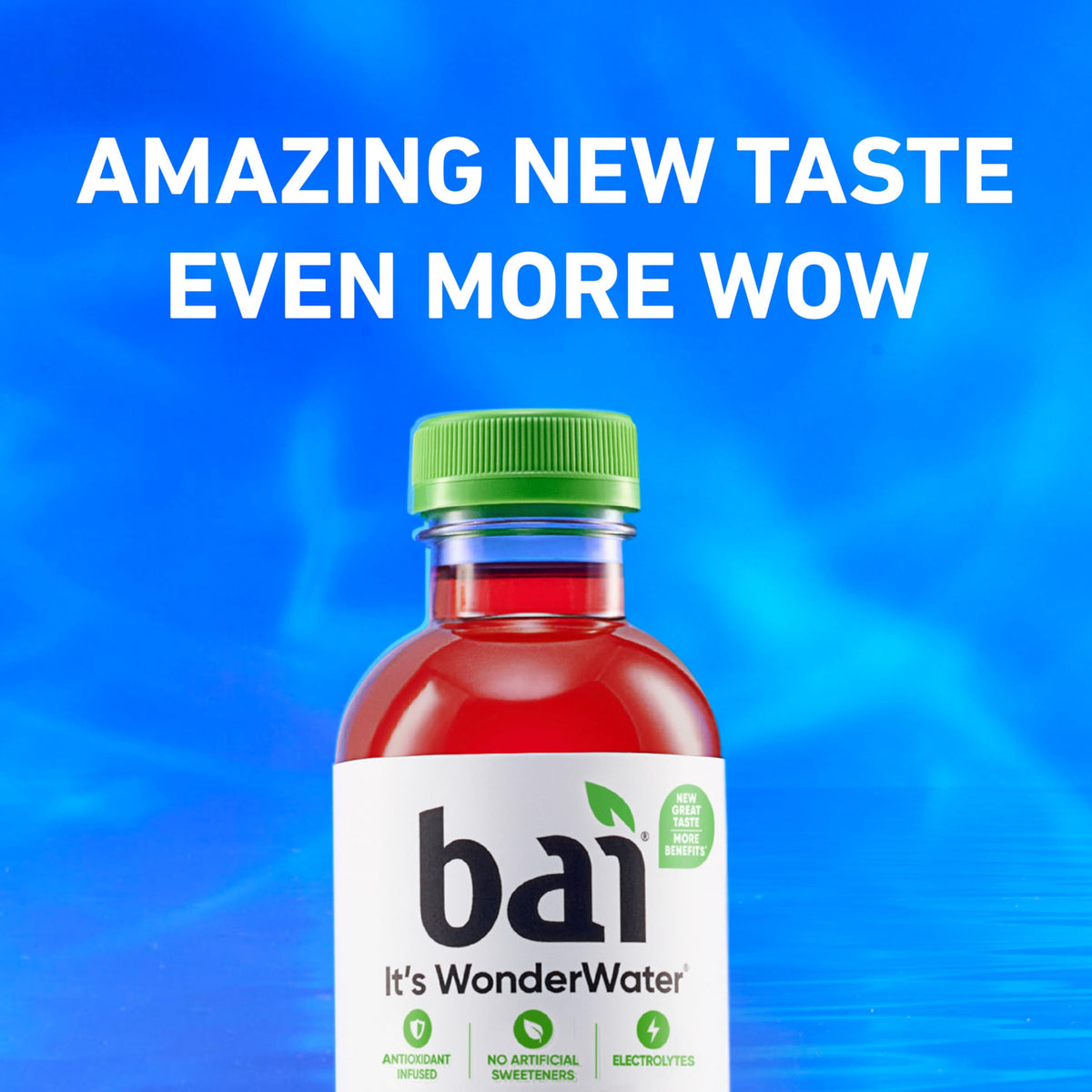 Bai Brasilia Blueberry Antioxidant Infused Water – 18 oz Bottle, 12 Pack | Vitamin C & No Artificial Sweeteners