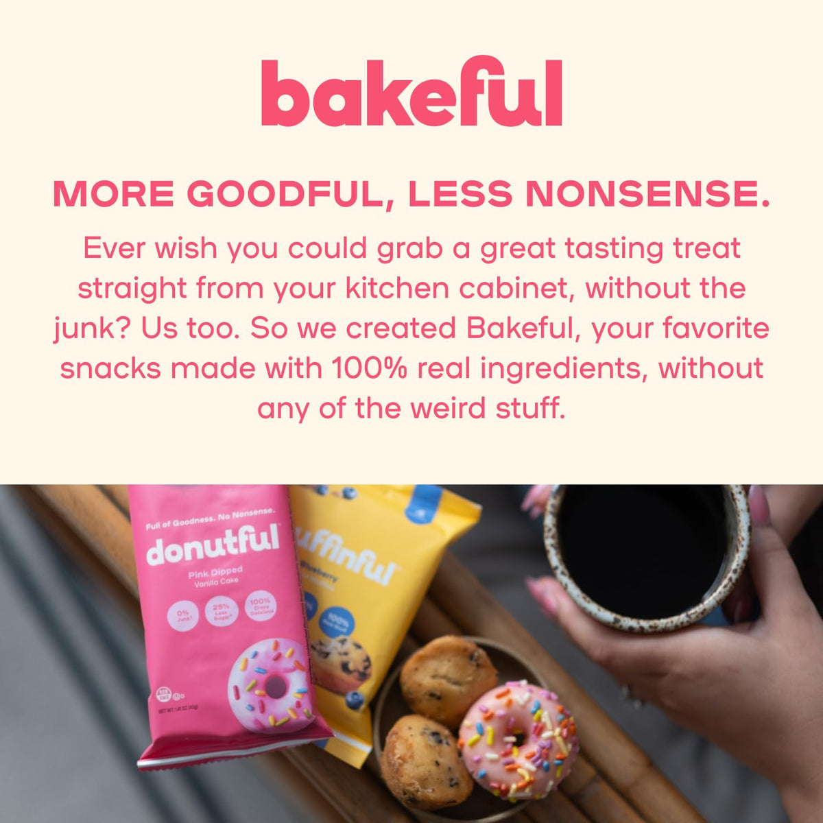 Bakeful Muffinful Triple Blueberry Mini Muffins – 60 Individually Wrapped, Less Sugar, No Artificial Additives