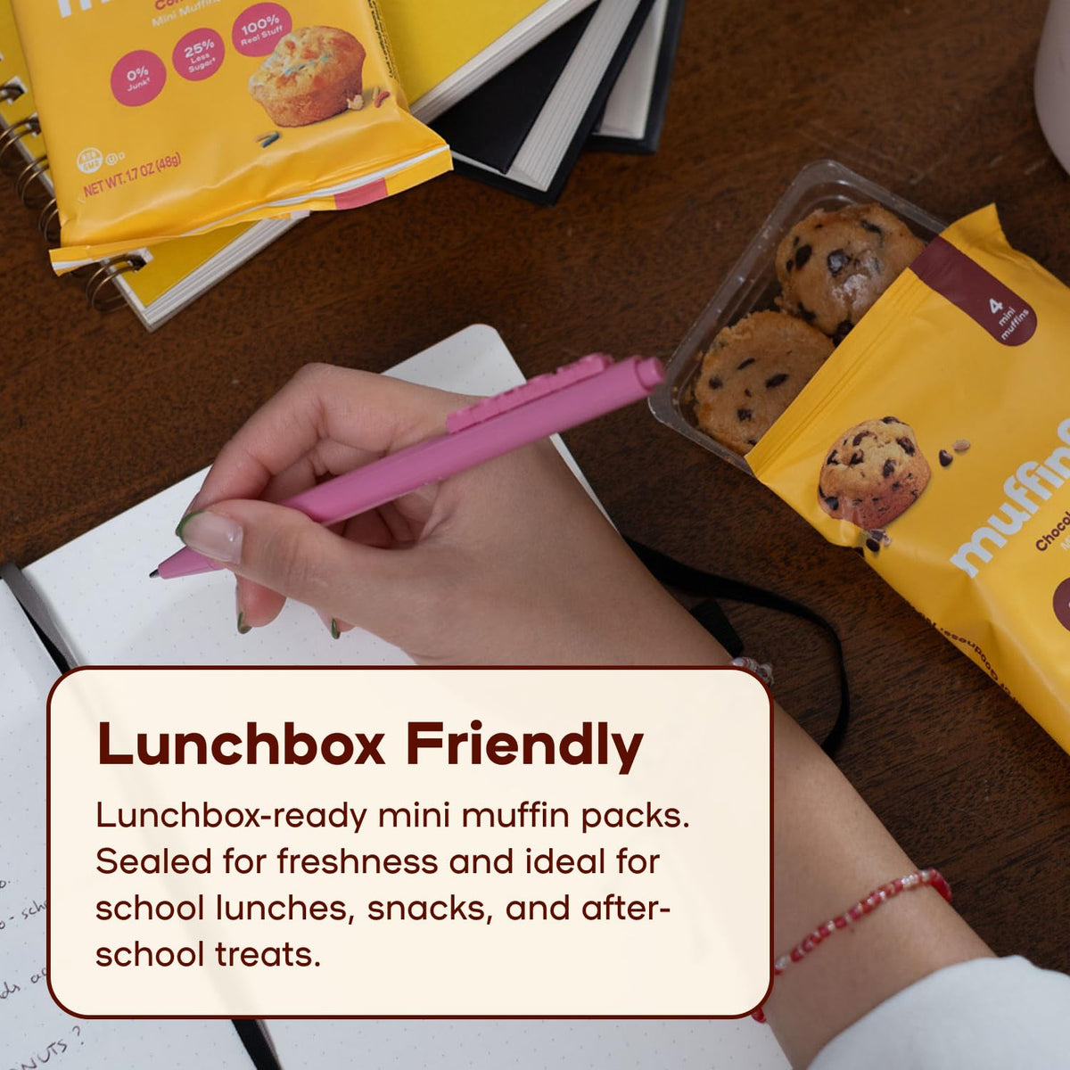 Bakeful Muffinful Triple Blueberry Mini Muffins – 60 Individually Wrapped, Less Sugar, No Artificial Additives