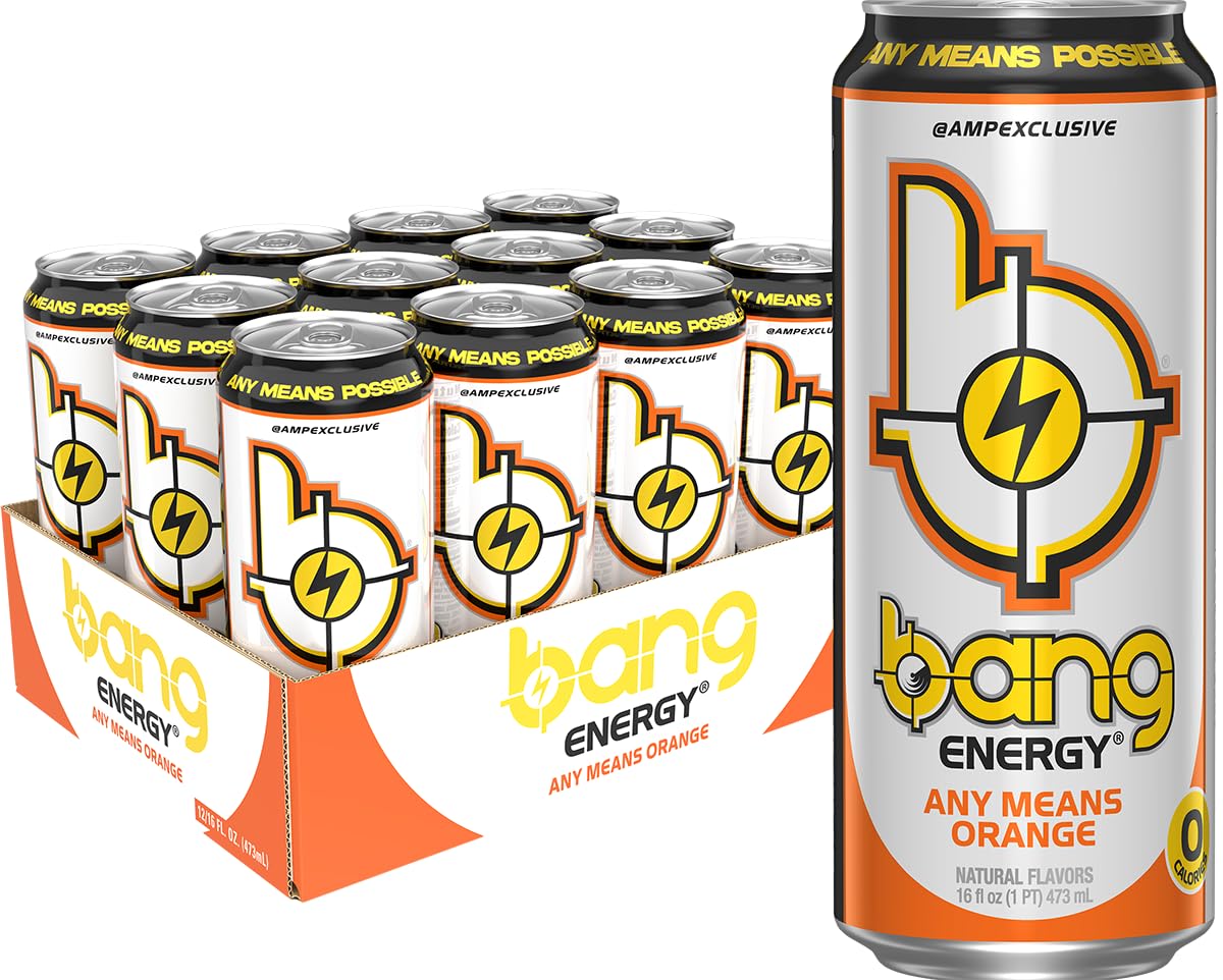 Bang Energy Any Means Orange – Sugar-Free 16oz Energy Drink