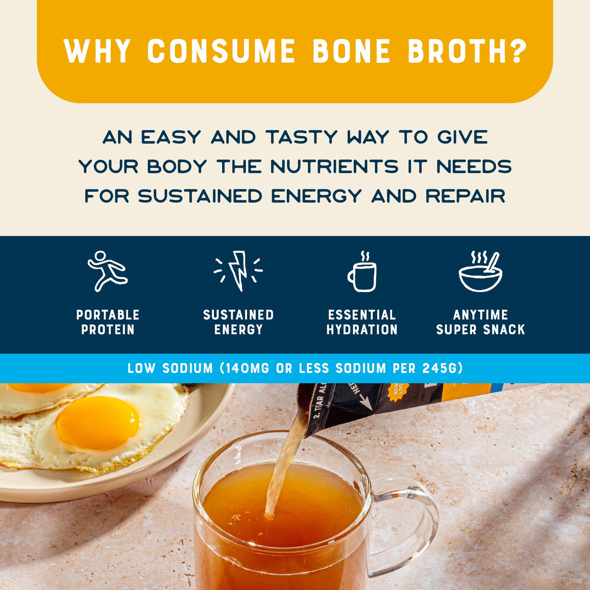 Bare Bones Low Sodium Organic Chicken Bone Broth – Pourable 16oz, 8 Pack | Keto, Paleo, Gluten-Free