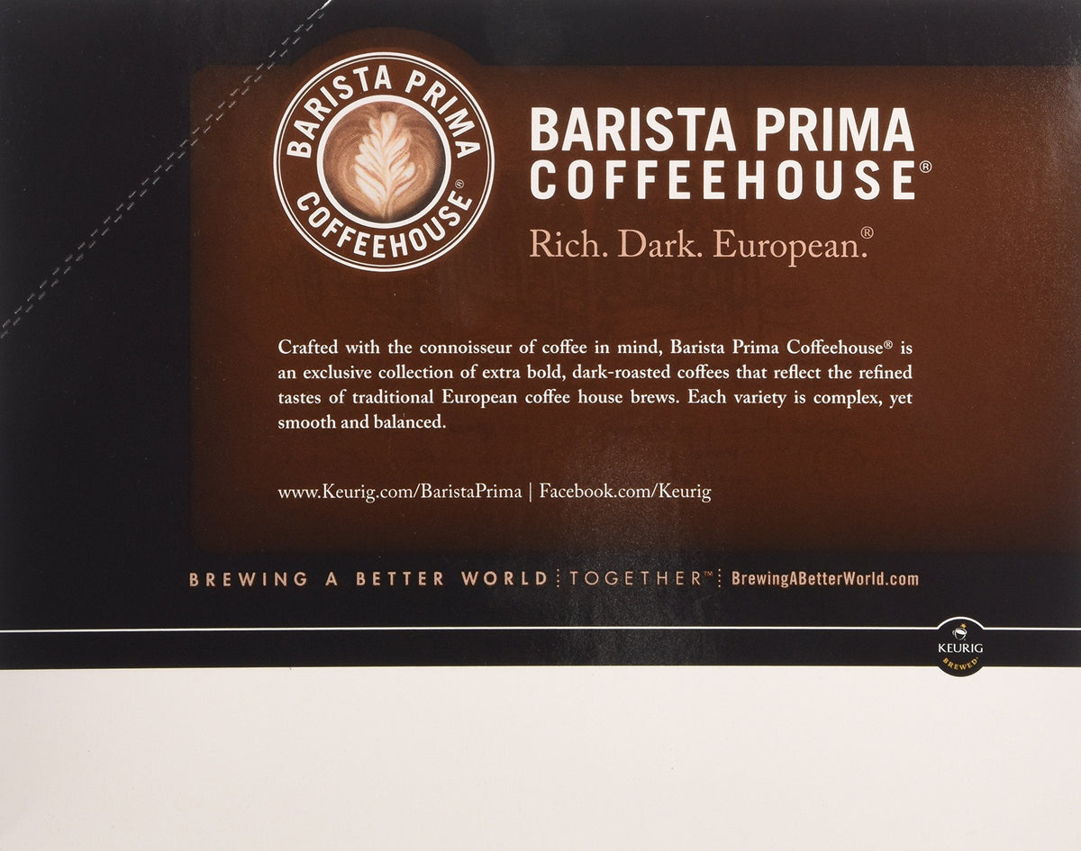 Barista Prima Decaf Italian Roast — 2 Boxes of 24 K-Cups