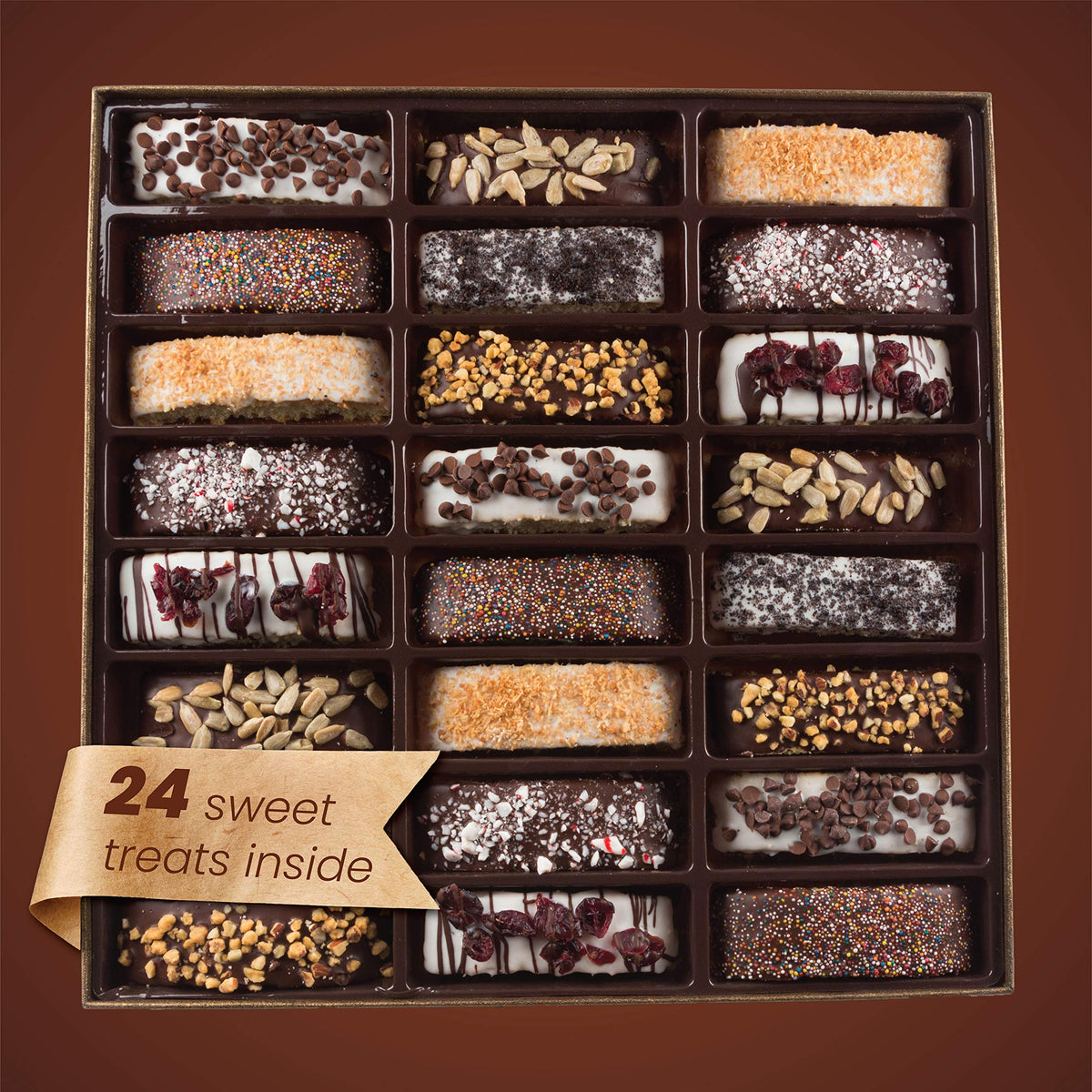 Barnetts Fine Biscotti Mother's Day 24 Biscotti Gift Basket – Gourmet Cookies