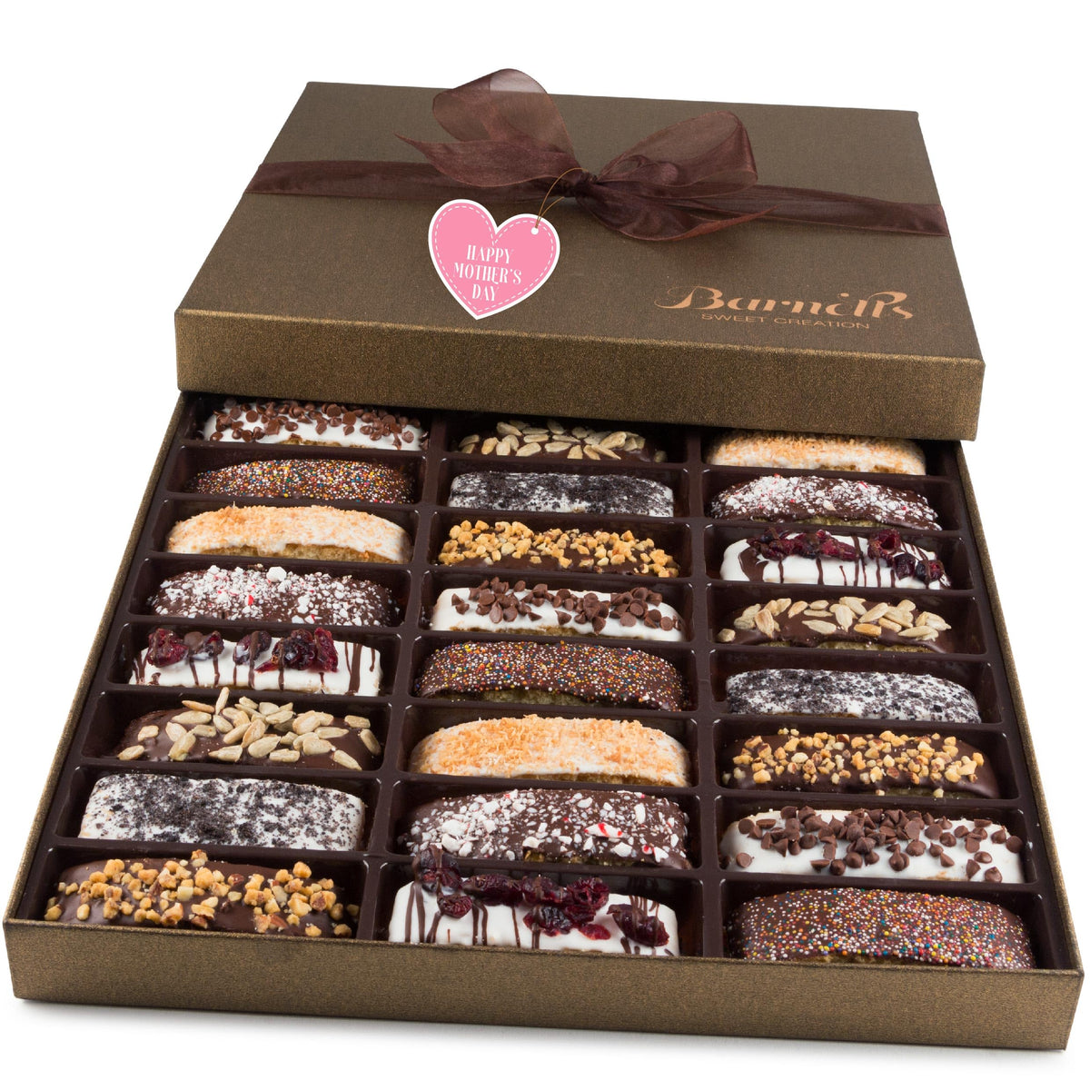 Barnetts Fine Biscotti Mother's Day 24 Biscotti Gift Basket – Gourmet Cookies