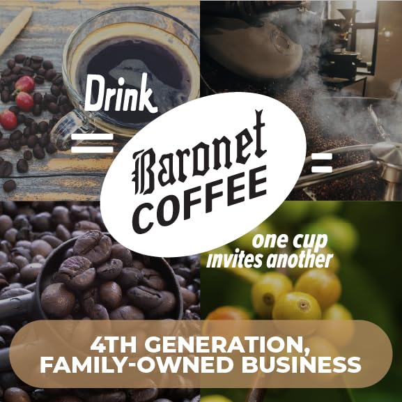 Baronet Coffee Pods Hazelnut Flavor – 54 Pods (3 Bags x 18) | Senseo Compatible Single-Serve
