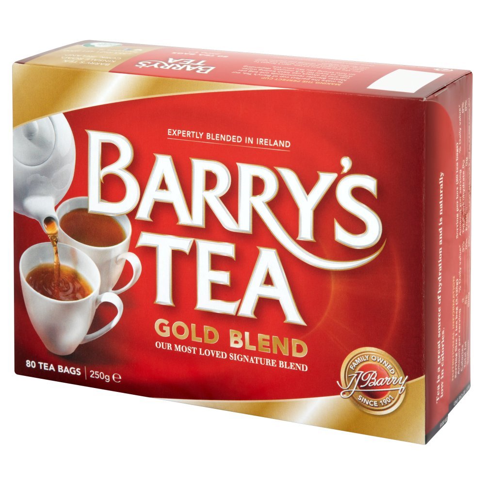 Barry's Tea Gold Blend – 80 Tea Bags (Pack of 4) | Ireland's Finest Since 1901