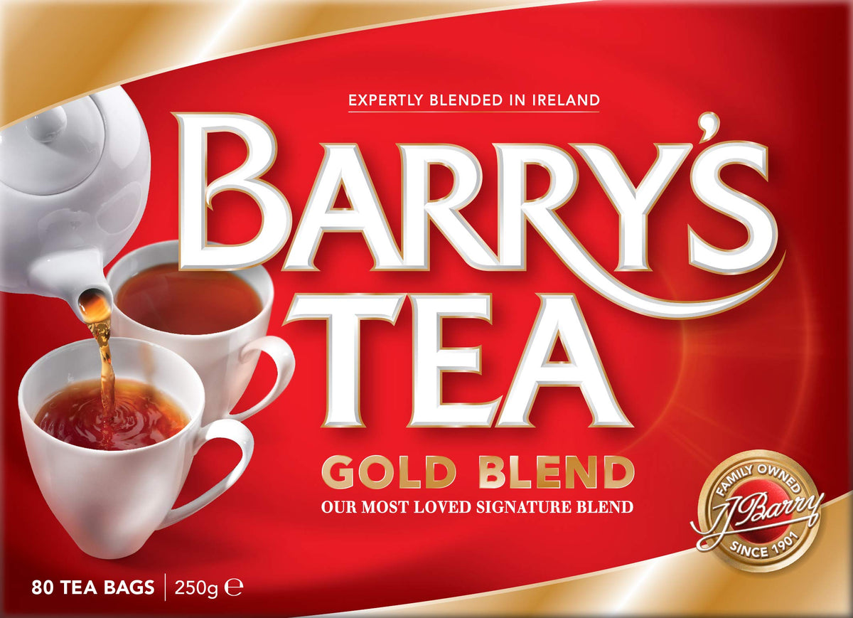 Barry's Tea Gold Blend 80ct 3-Pack – Direct from Barry’s Tea, Ireland